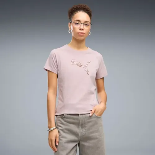 Resim Puma Sequins Tee Kadın T-Shirt 694576-49