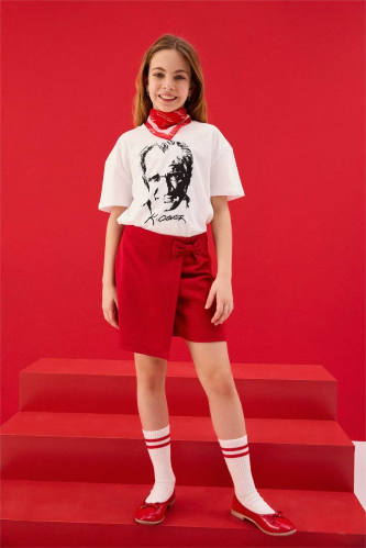 Resim Defacto Kız Çocuk T-shirt G9912A8/WT34