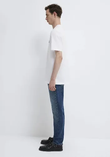 Resim Mavi Erkek T-Shirt M0611714-620