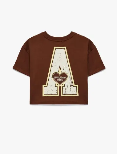Resim Koton Kız Çocuk T-shirt 6SKG10401AK