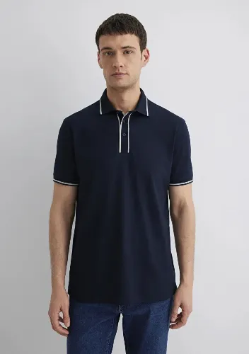 Resim Mavi Erkek T-shirt M0612648-80872