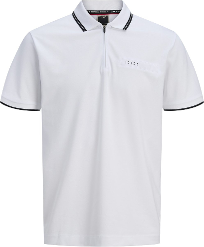 Resim Jack & Jones Jcofusıon Brandıng Polo Zıp Ss Sn Erkek T-Shirt 12289953