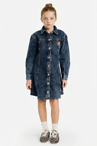 Resim Defacto Kız Çocuk Elbise G6931A8/NM28