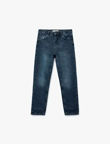 Resim Koton Erkek Çocuk Jean Pantolon 7WKB40001TD