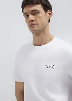 Resim Mavi Erkek T-shirt M0610360-620