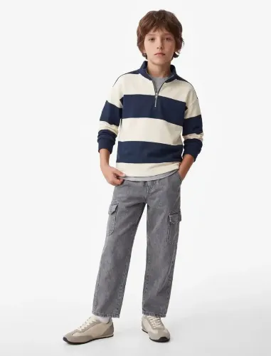 Resim Koton Erkek Çocuk Sweat 7WKB10035TK
