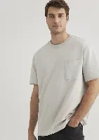 Resim Mavi Erkek T-shirt M066248-70080
