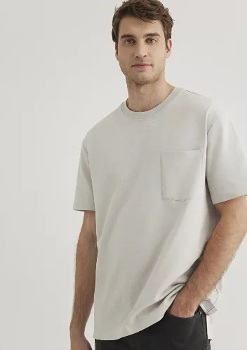 Resim Mavi Erkek T-shirt M066248-70080