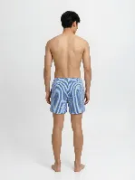 Resim Jack & Jones Jpstmauı Breeze Mını Strıpe Swım Srt Sn Erkek Deniz Şortu 12291425