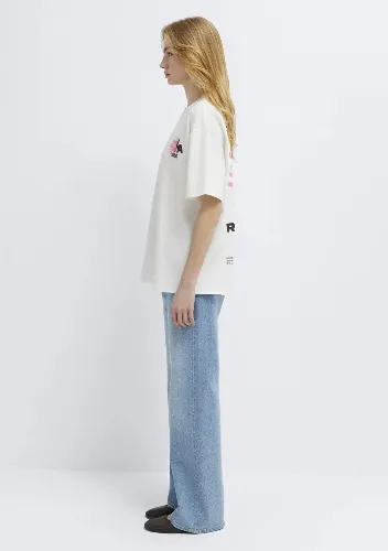 Resim Mavi Kadın T-shirt M1613924-70057