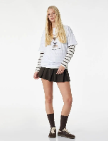 Resim Koton Kadın T-shirt 6SAL10073IK