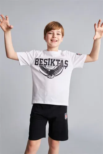 Resim Defacto Erkek Çocuk Şort Takım H7618A8/WT34