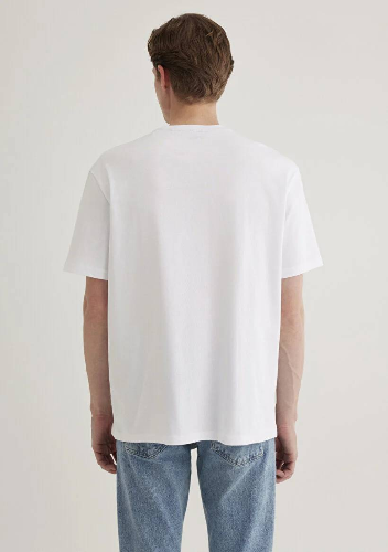 Resim Mavi Logo Nakışlı Erkek T-shirt M067074-620