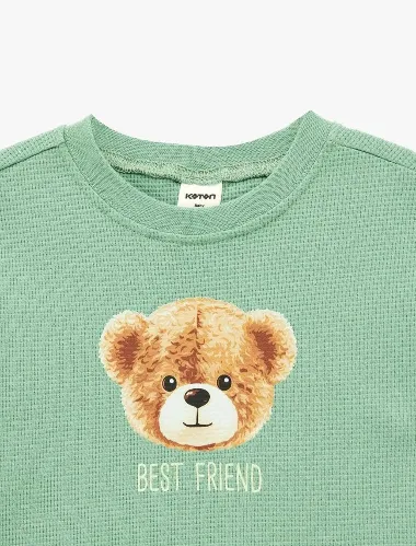 Resim Koton Erkek Bebek T-shirt 6SMB10224TK