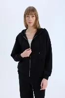Resim Defacto Kadın Fermuarlı Sweat D8717AX/BK81