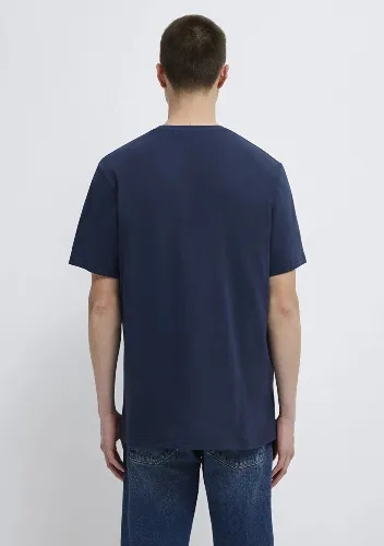 Resim Mavi Erkek T-shirt M0611714-70497