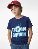 Resim Koton Erkek Çocuk T-shirt 6SKB10015TK