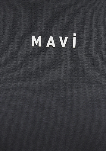 Resim Mavi Mavı Baskılı Kadın T-Shirt M1612518-70087