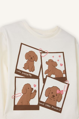 Resim Defacto Kız Bebek T-shirt G9385A5/ER99