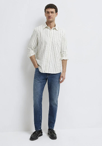 Resim Mavi Erkek Uzun Kol Gömlek M0211380-71599