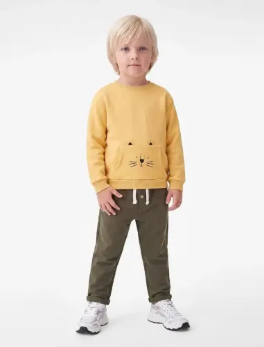 Resim Koton Erkek Bebek Sweat 7WMB10020TK