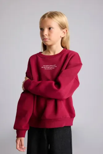 Resim Defacto  Kız Çocuk Sweat I3382A8/BR239