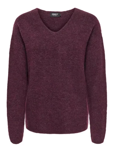 Resim Only Onlcamılla V-Neck L/S Pullover Knt Noos Kadın Kazak 15204588