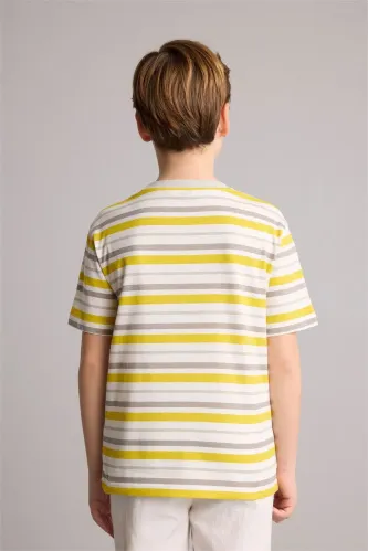 Resim Defacto Erkek Çocuk T-shirt H7908A8/YL511