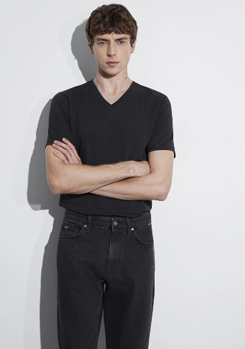 Resim Mavi Erkek T-shirt M061748-900