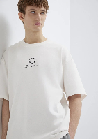 Resim Mavi Erkek T-shirt M0613183-70057