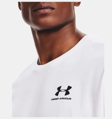 Resim Under Armour Ua M Sportstyle Lc Ss Erkek T-Shirt 1326799-100