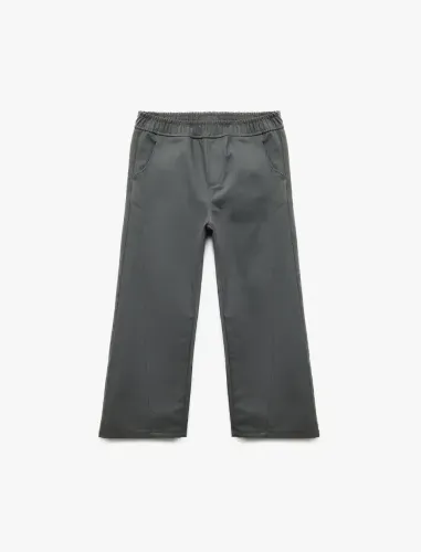 Resim Koton Erkek Çocuk Kanvas Pantolon 7WKB40017TW