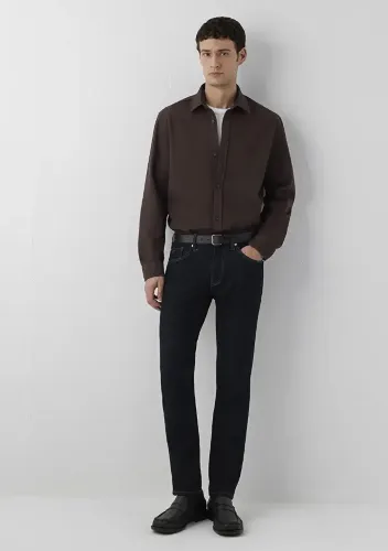 Resim Mavi Marcus Erkek Jean Pantolon M00351A4233