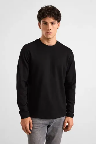 Resim Süvari O Yaka Double Face Erkek Sweat Ssw2013700035