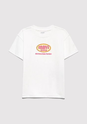 Resim Mavi Kız Çocuk T-shirt M7610391-70057