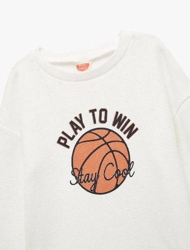 Resim Koton Erkek Bebek Sweat 6WMB10118TK