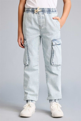 Resim Defacto Erkek Çocuk Jean Pantolon F9711A8/NM39