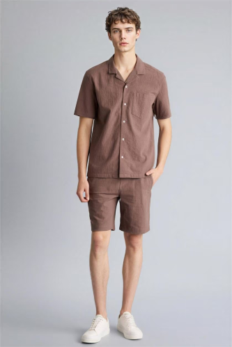 Resim Defacto Erkek Kısa Kol Gömlek G1311AX/BN534