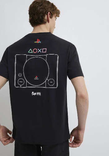 Resim Mavi Erkek T-shirt M0613187-900