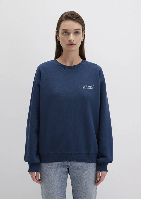 Resim Mavi Uzun Kol Kadın Sweat M1611656-82454