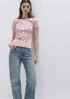 Resim Mavi Kadın T-shirt M1613928-89387
