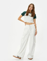 Resim Koton Kadın T-shirt 6SAL10009IK