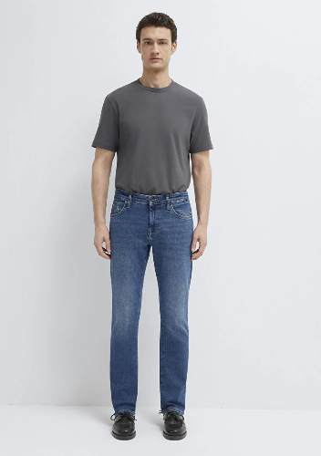 Resim Mavi Erkek Jean Pantolon M00378A3044