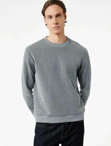 Resim Koton Erkek Sweat 7WAM70008MK