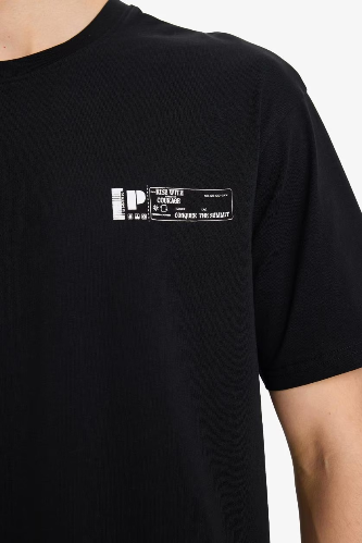 Resim Defacto Erkek T-shirt F8170AX/BK81