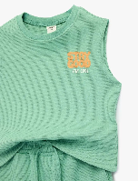 Resim Koton Erkek Bebek Şort Takım 6SMB10101TK