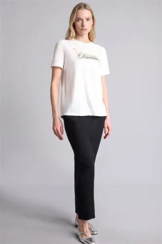Resim Defacto Kadın T-shirt H6515AX/ER105