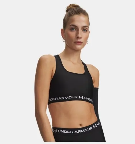 Resim Under Armour Crossback Mid Bra Kadın Spor Sütyen 1361034-011