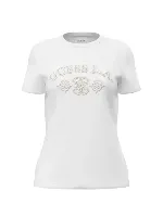Resim Guess Pure White Kadın T-Shirt V6Bı12K6647-G011