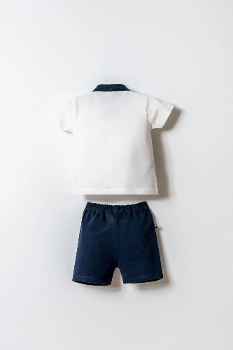 Resim U.S. Polo Assn Bebek Erkek Bebek Şort Takım Usb2915